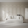 Rossi - 3-sits soffa, hel dyna - Vit