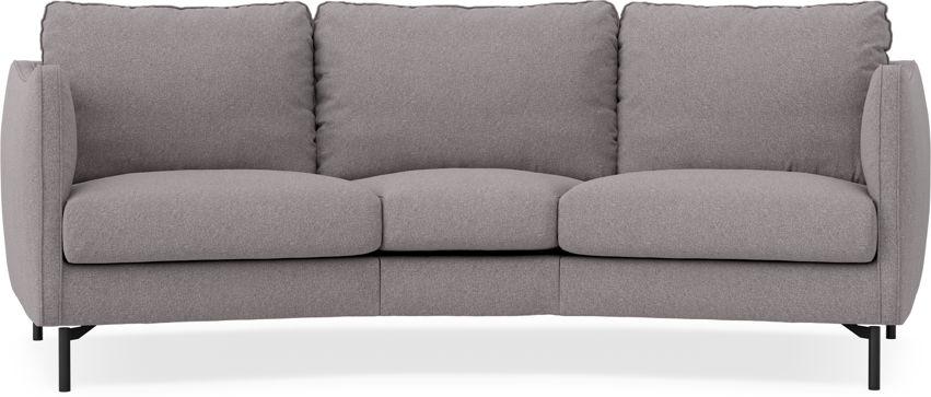 Madison - 3-sits soffa svängd, 70 cm - Grå