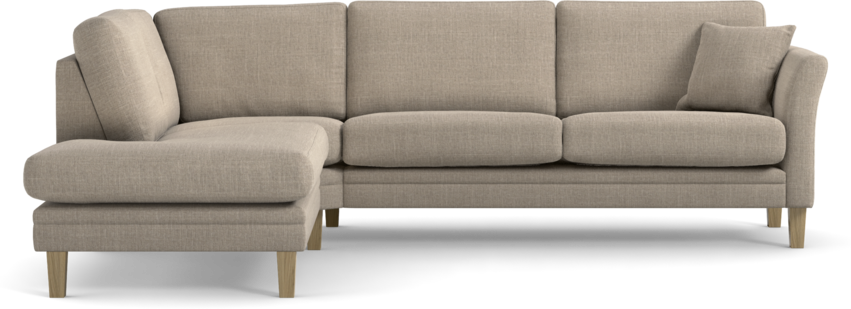 Eden - 2,5-sits soffa med divan - Beige