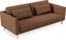 Willow - 3-sits soffa, hel dyna, fast klädsel - Orange