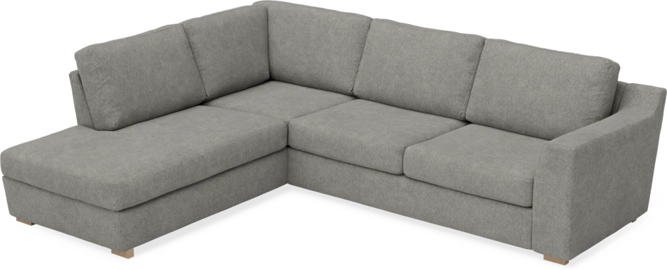 Friday - 2,5-sits soffa med divan vänster - Grå