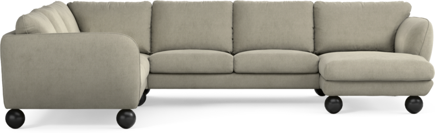 Madison Lux - Hörnsoffa med schäslong höger - Beige