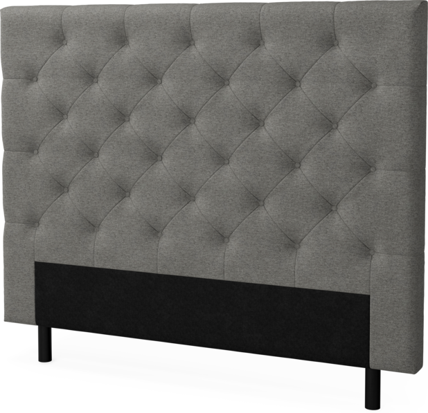 Delux Pikerad - Sänggavel, 90-210 cm - Grå