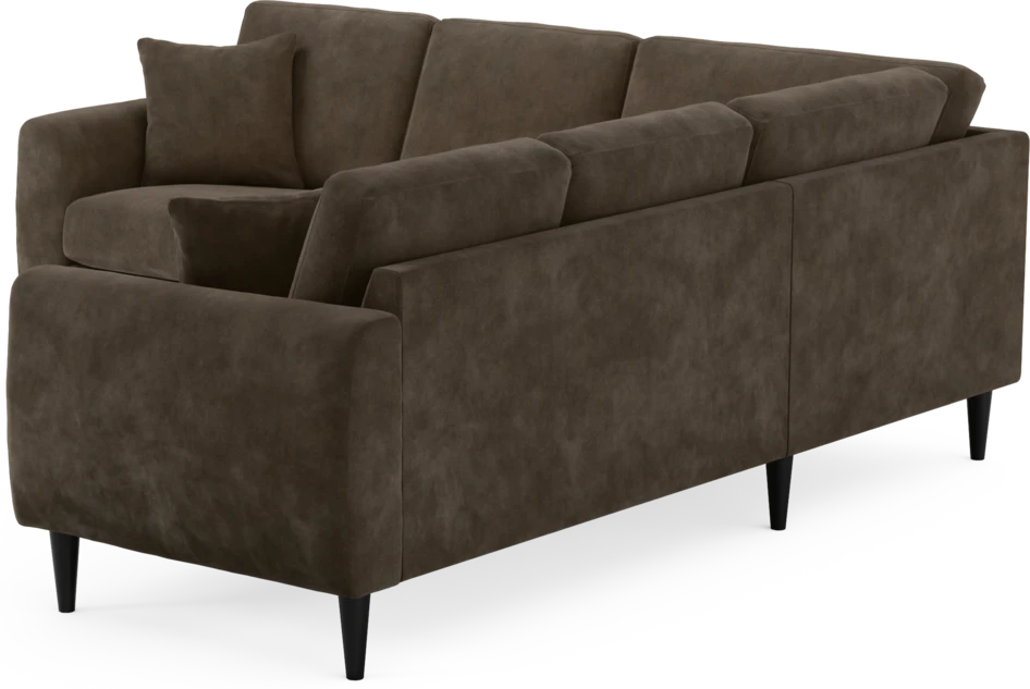 Eden - Hörnsoffa, 2+2-sits - Brun