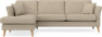 Eden - 2,5-sits soffa med schäslong - Beige