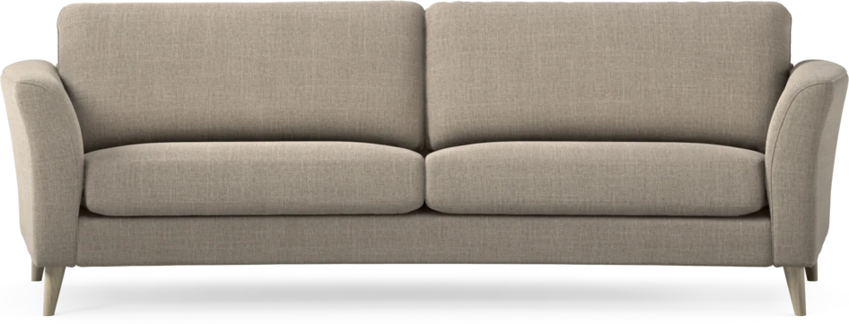 Bridge - 3-sits soffa svängd - Beige
