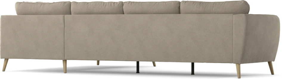 County - 3-sits soffa med divan höger - Beige