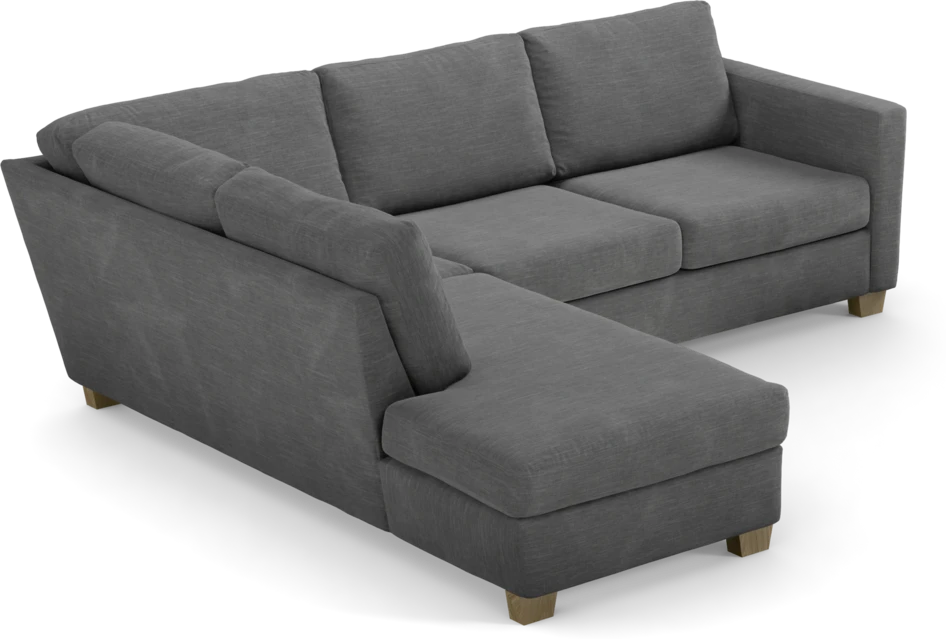 Friday - 2,5-sits soffa med divan vänster - Grå
