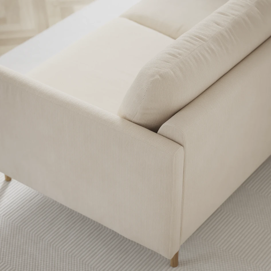 Madison - 2-sits soffa med divan vänster och schäslong höger - Beige