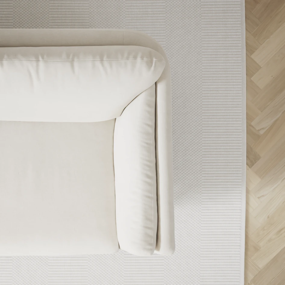 Madison Lux - Hörnsoffa 2+3-sits, hörn 2 - Vit