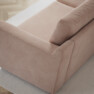 Friday - 2,5-sits soffa med divan höger - Rosa
