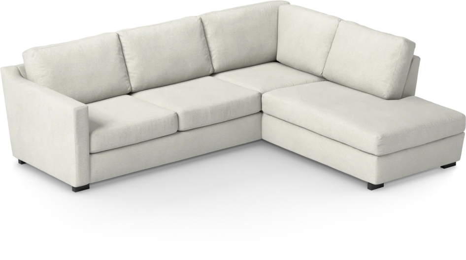 Friday - 2,5-sits soffa med divan höger - Vit