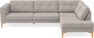 Rio - 3-sits soffa med divan höger - Beige
