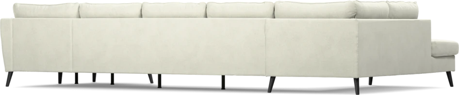 County - 4-sits soffa med divan vänster och schäslong höger - Vit