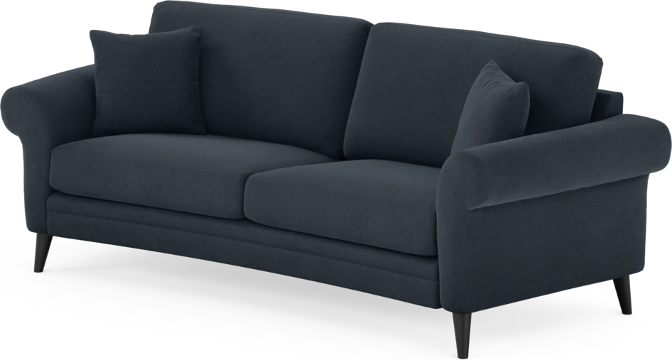 Eden - 2,5-sits soffa svängd - Blå
