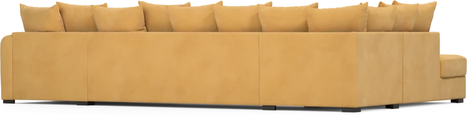 Town - 3-sits soffa med divan vänster och schäslong höger - Gul