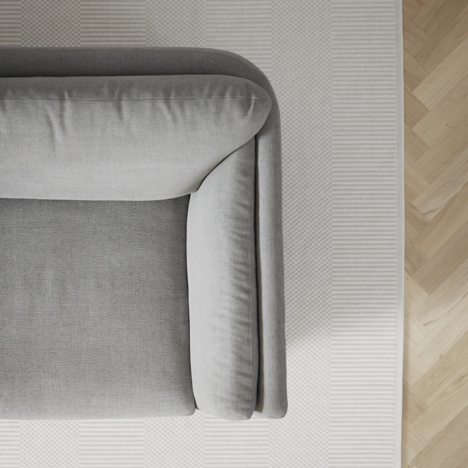 Madison - 2-sits soffa med divan vänster och schäslong höger - Grå