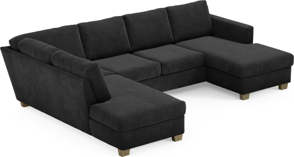 Friday - 3-sits soffa med divan vänster och schäslong höger - Blå