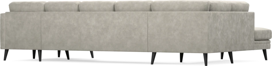 Eden - 3-sits soffa med divan vänster och schäslong höger - Grå