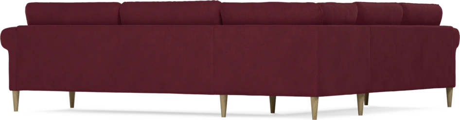 Bridge - Hörnsoffa, 2+3-sits - Röd