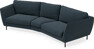 Madison - 3-sits soffa svängd, 90 cm - Turkos