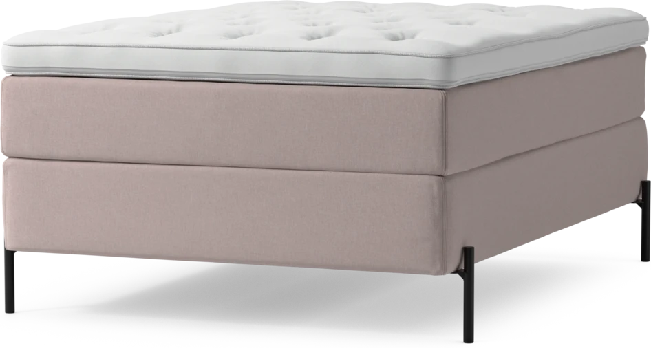 Delux Exclusive - Kontinentalsäng, enkelsäng 140 cm med bäddmadrass och sängben