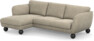Madison Lux - 2-sits soffa med schäslong vänster - Beige