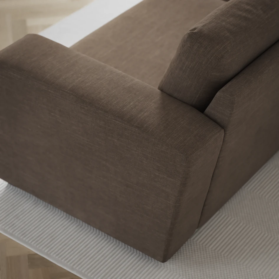 Friday - 3-sits soffa - Brun