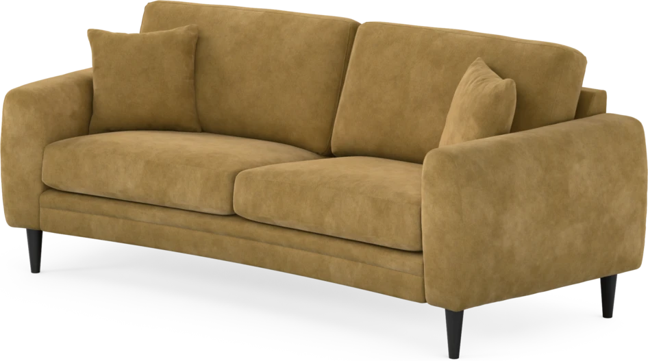 Eden - 2,5-sits soffa svängd - Gul