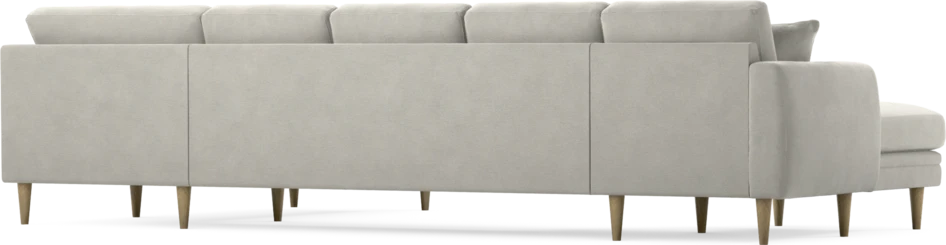 Eden - 3-sits soffa med schäslong vänster och divan höger - Grå