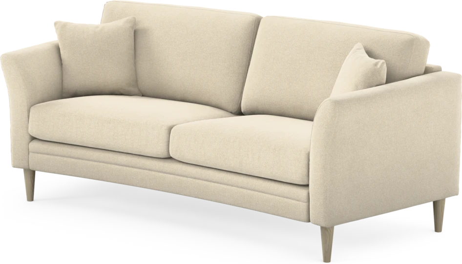 Eden - 2,5-sits soffa svängd - Beige