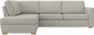 Friday - 2,5-sits soffa med divan vänster - Beige