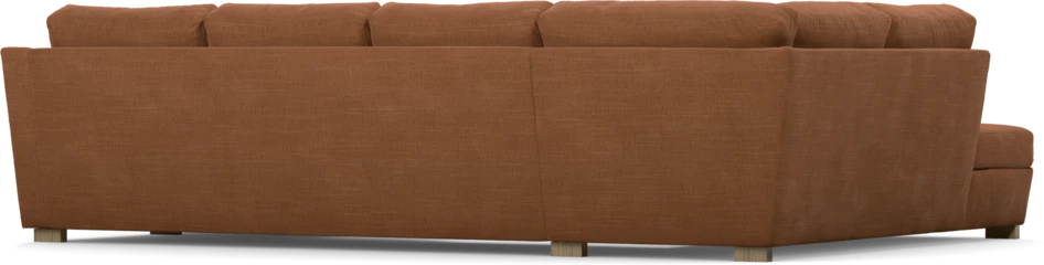 Friday - 3-sits soffa med divan vänster och schäslong höger - Orange