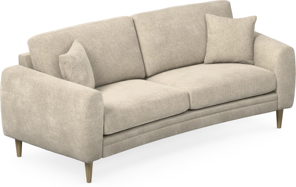 Eden - 2,5-sits soffa svängd - Beige