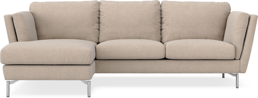 Madison Lux - 2-sits soffa med schäslong vänster - Beige
