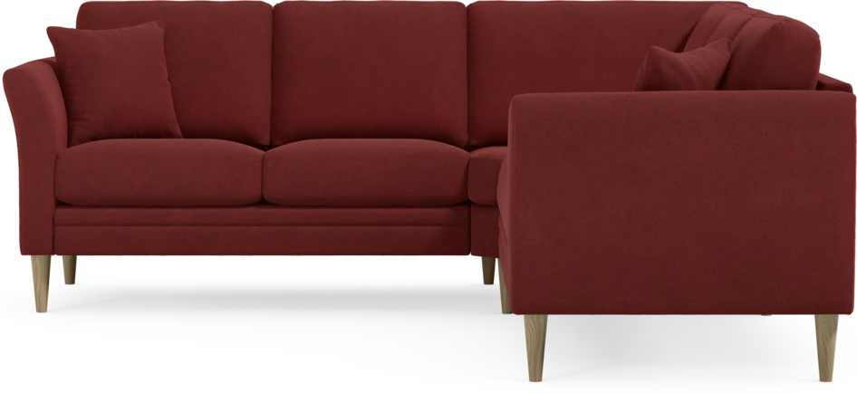 Eden - Hörnsoffa, 2+2-sits - Röd