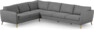 County - Hörnsoffa, 2+3-sits - Grå