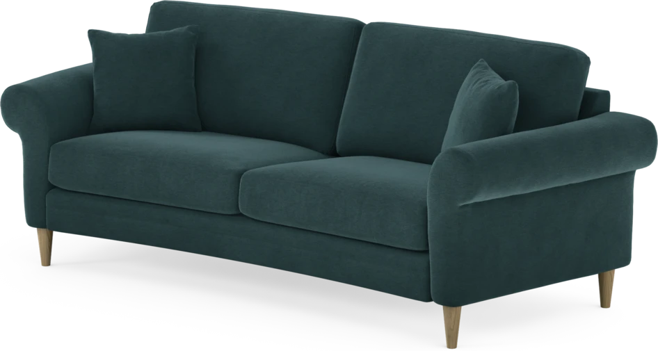 Eden - 2,5-sits soffa svängd - Blå