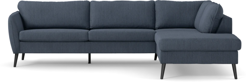 County - 2,5-sits soffa med divan höger - Blå