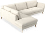 Madison - 3-sits soffa med divan vänster - Vit