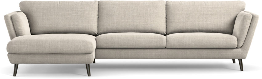 Madison Lux - 3-sits soffa med schäslong vänster - Beige