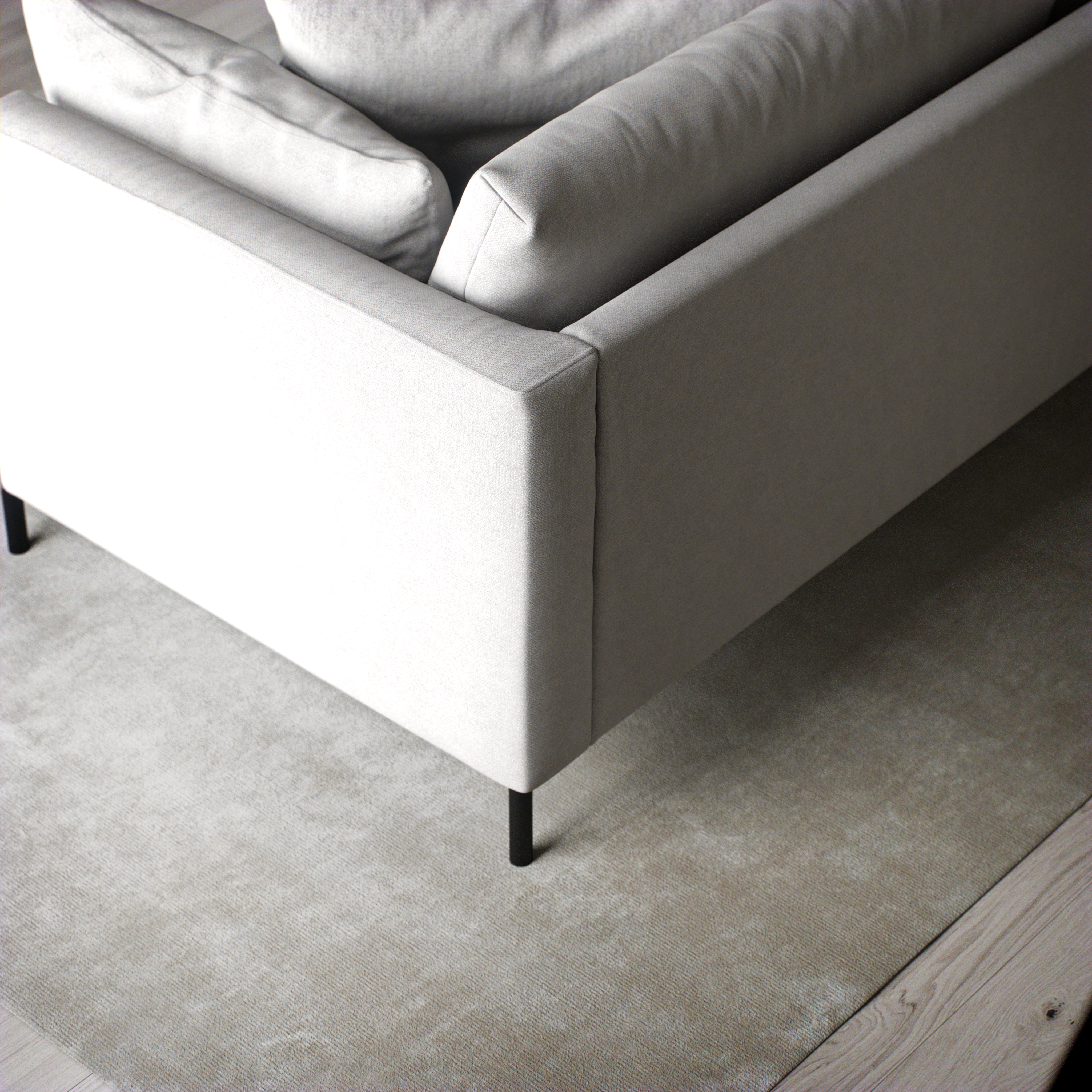 Harper - 3-sits soffa, hel dyna - inspiration
