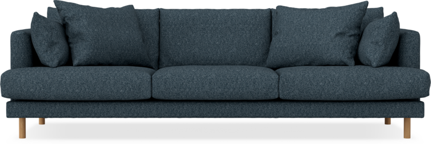 Harper - 4-sits soffa - Blå