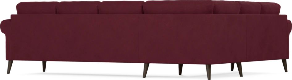 Eden - Hörnsoffa, 2+3-sits - Röd