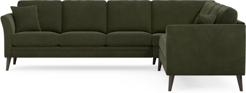 Eden - Hörnsoffa, 3+3-sits - Grön