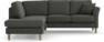 Eden - 2-sits soffa med divan - Grå