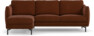 Madison Lux - 2-sits soffa med schäslong vänster - Orange