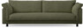 Cherrie - 4-sits soffa, hel dyna, fast klädsel - Grön