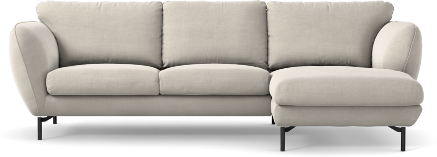 Madison - 2-sits soffa med schäslong höger - Beige