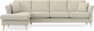 Eden - 3-sits soffa med schäslong - Beige